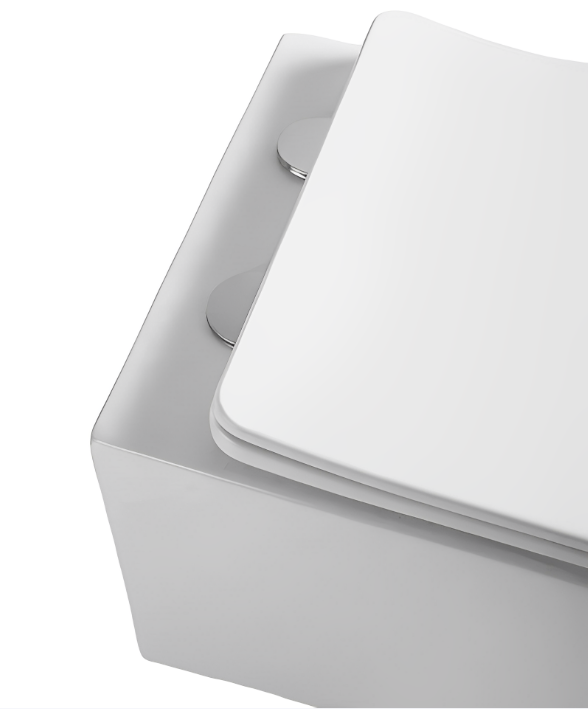 Подвесной унитаз Ceruttispa Sella Aria CT7183 безободковый, 49х36х32.5 см