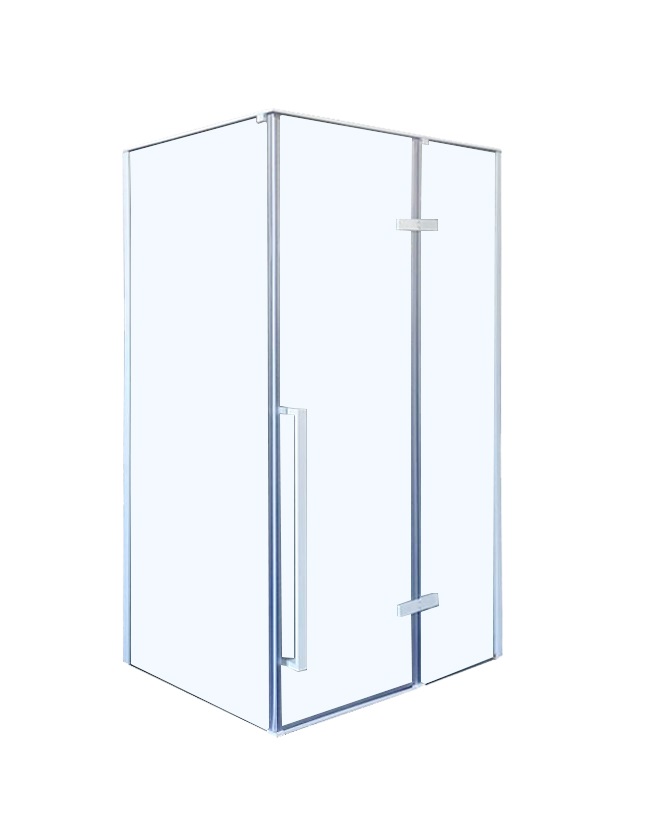 Душевое ограждение Cerutti SPA C1AW, 120х90 см, без поддона, стекло 8 мм, белый профиль