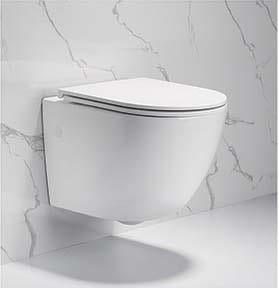 Подвесной унитаз Ceruttispa Sella Aria CT7183 безободковый, 49х36х32.5 см