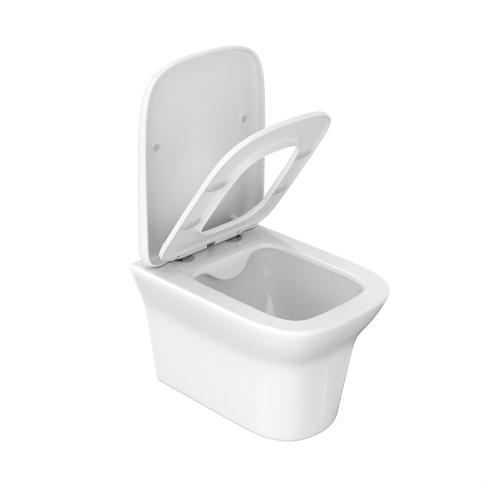 Унитаз подвесной Ceruttispa AMI Aria CT8780 безободковый, белый