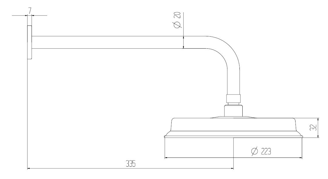 BOCH MANN Серия Marbella система душевая встраиваемая BM8731  + смеситель XL для раковины высокий BM8730 (код 8731+8730)