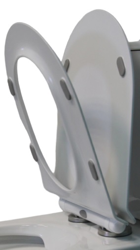 Сиденье для унитаза Ceruttispa BERNINA Aria дюропласт с микролифтом и креплениями