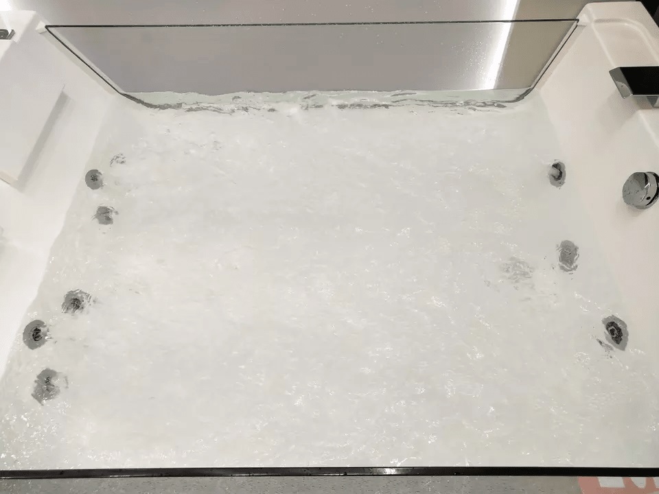 Гидромассажная ванна Ceruttispa C-454A двухместная 170х120 см, с  аэромассажем и цветной подсветкой