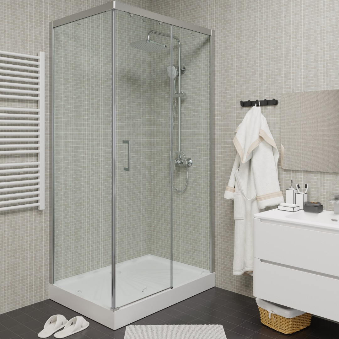 Душевое ограждение Cerutti SPA VITO110-R, 80х110 см, без поддона