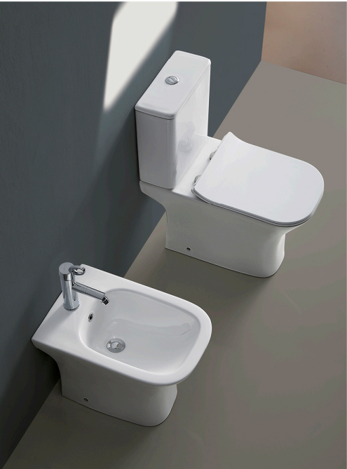 Унитаз компакт Cerutti SPA VETTORE CT7192 безободковый с микролифтом и быстросъемным сиденьем