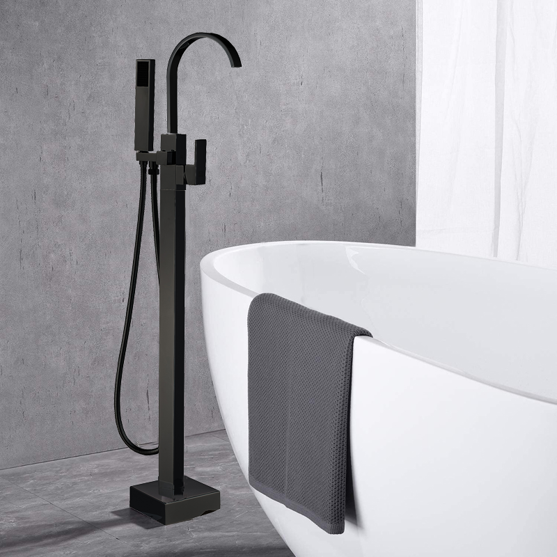 BOCH MANN Resia Вlack Напольный смеситель для отдельностоящей ванны