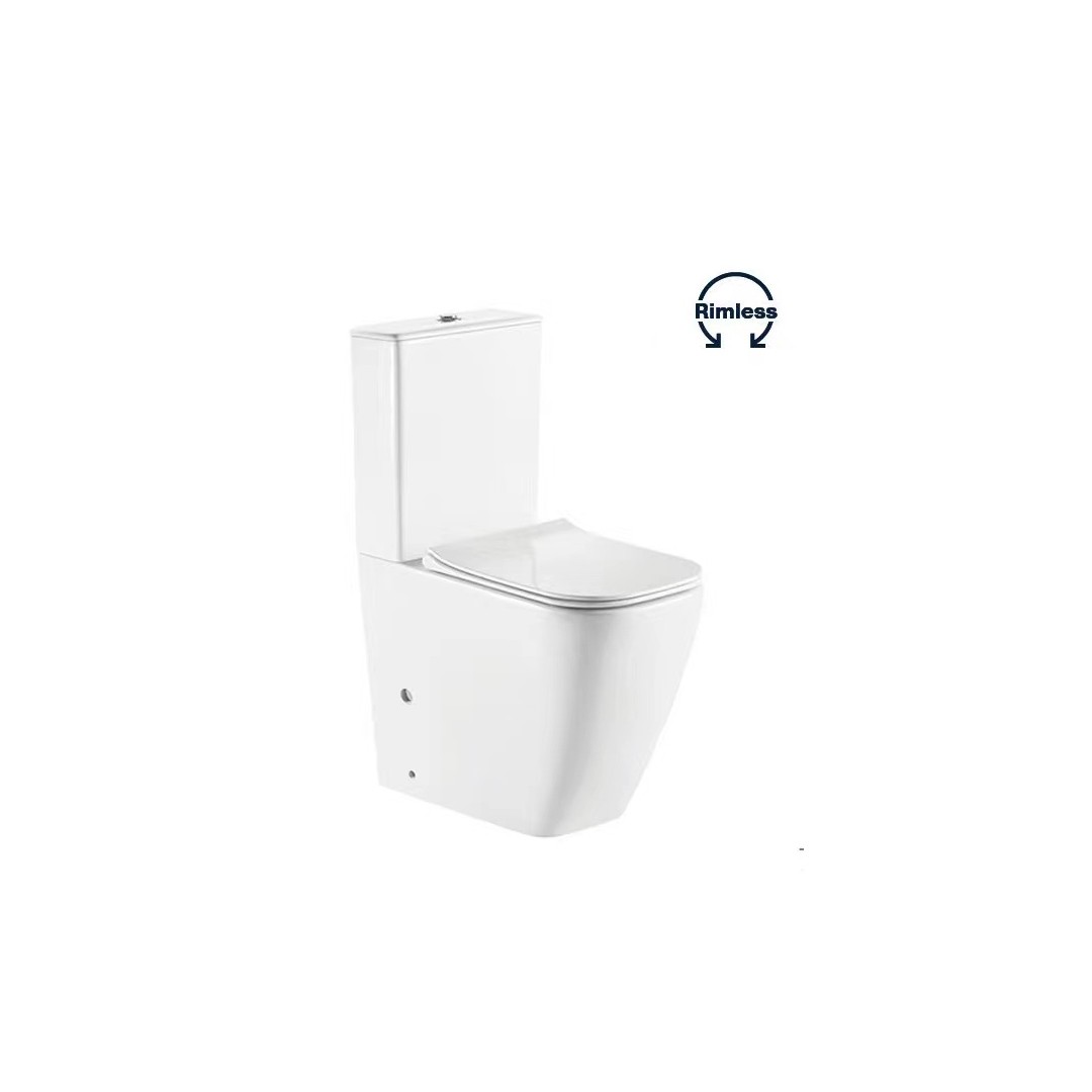 Унитаз компакт Cerutti spa CHIKA CT8708 безободковый с микролифтом и быстросъемным сиденьем