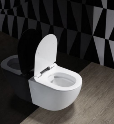 Подвесной унитаз Ceruttispa Sella Aria CT7183 безободковый, 49х36х32.5 см