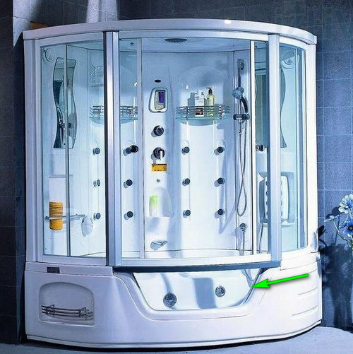 Запчасть Appollo уплотнитель П-образный под стекло ванны