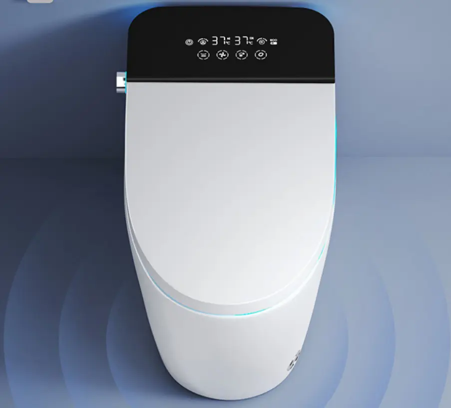 Умный унитаз-биде импульсный Ceruttispa EZIO Smart  безободковый, электронный, с дистанционным управлением