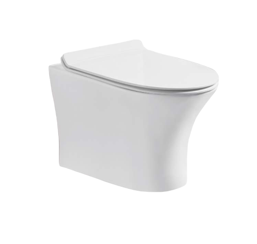 Унитаз подвесной CeruttiSPA Bernina Aria безободковый, белый, 48х34х35 см