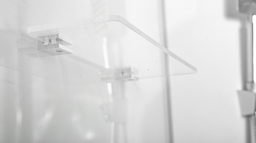 Душевая кабина Ceruttispa MiMi90T тропический душ, угловая, без крыши