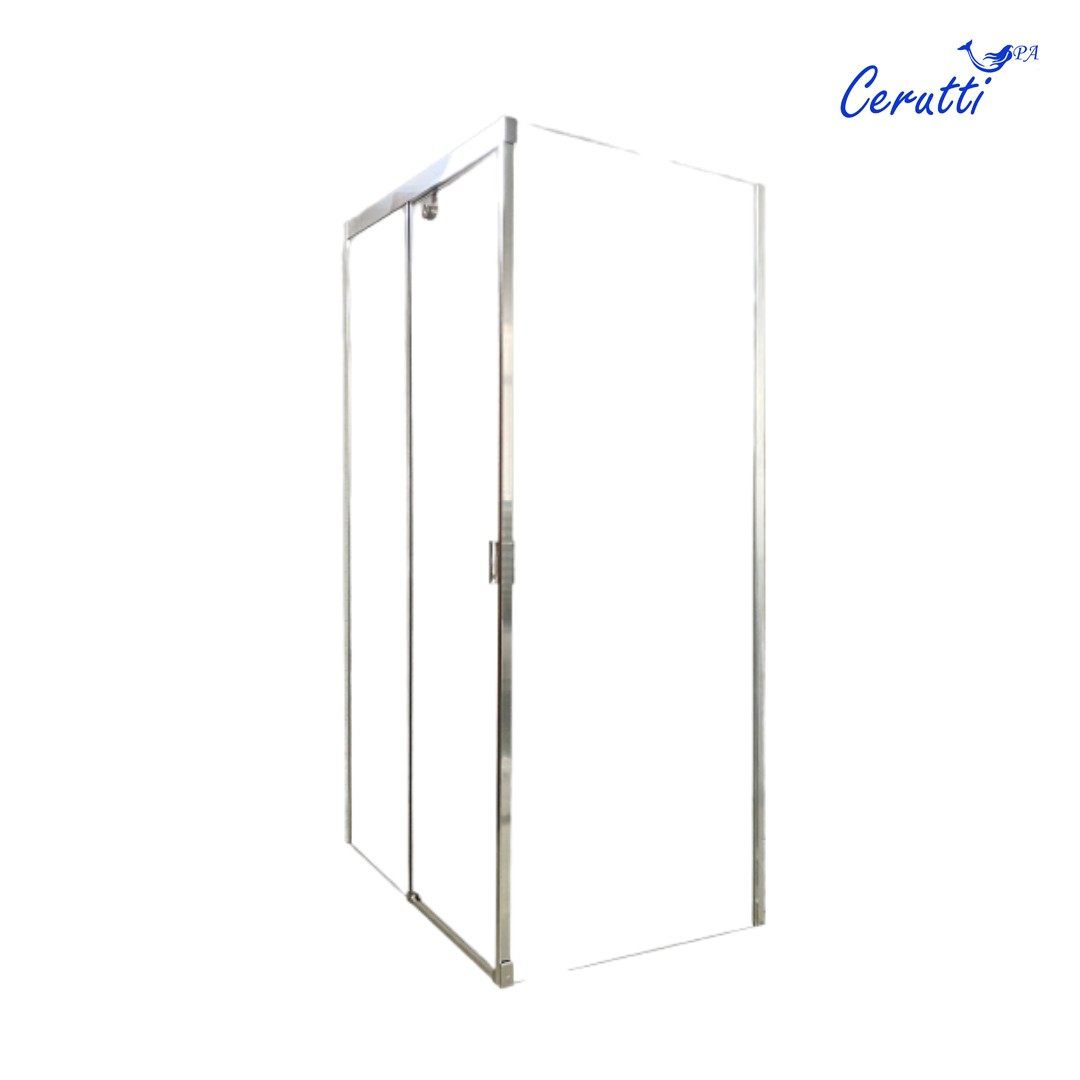 Душевое ограждение CeruttiSPA Marbella 120L, 80х120 см, без поддона, в левый угол