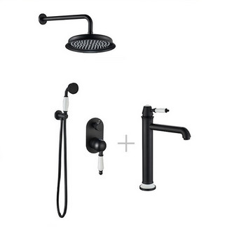 BOCH MANN Серия Marbella система душевая встраиваемая BM8731  + смеситель XL для раковины высокий BM8730 (код 8731+8730)