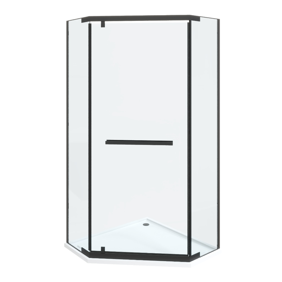 Душевое ограждение Ceruttispa CHIKA ZP91B, 90x90 см, без поддона