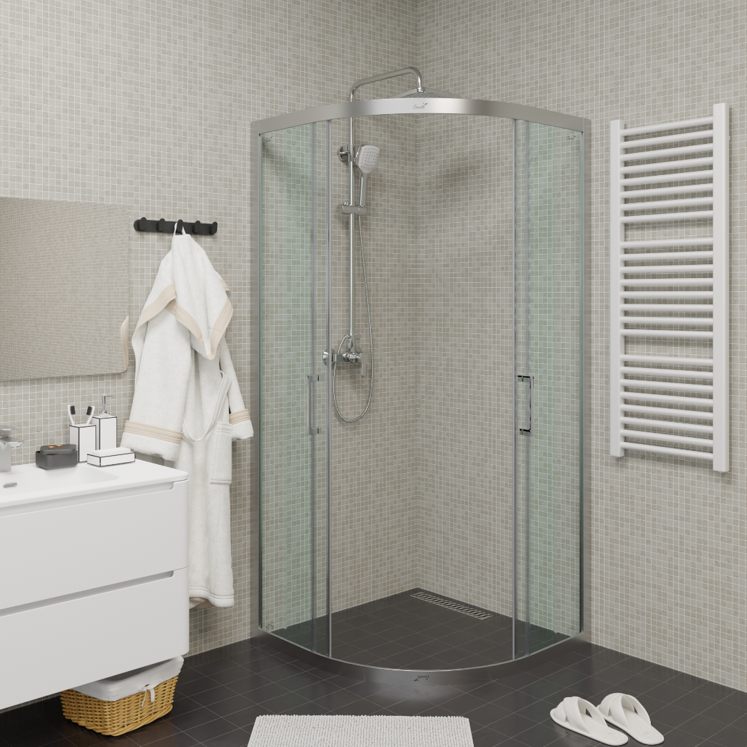 Душевое ограждение Ceruttispa Viva 100, 100х100 см, без поддона