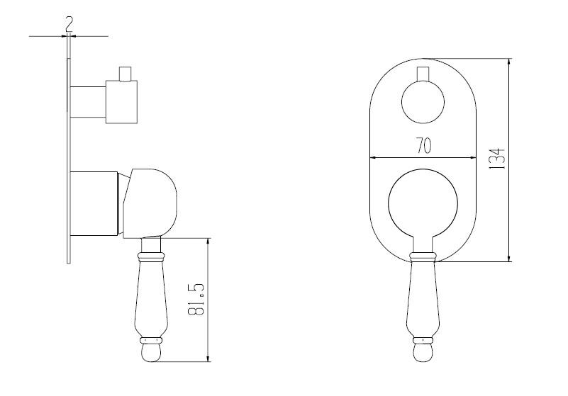 Серия Marbella  система душевая встраиваемая BM8732 + смеситель для  раковины BM8729