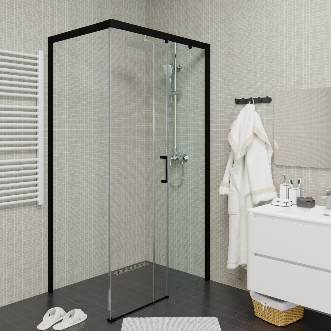 Душевое ограждение Cerutti SPA VITO110B-R, 80х110 см, без поддона