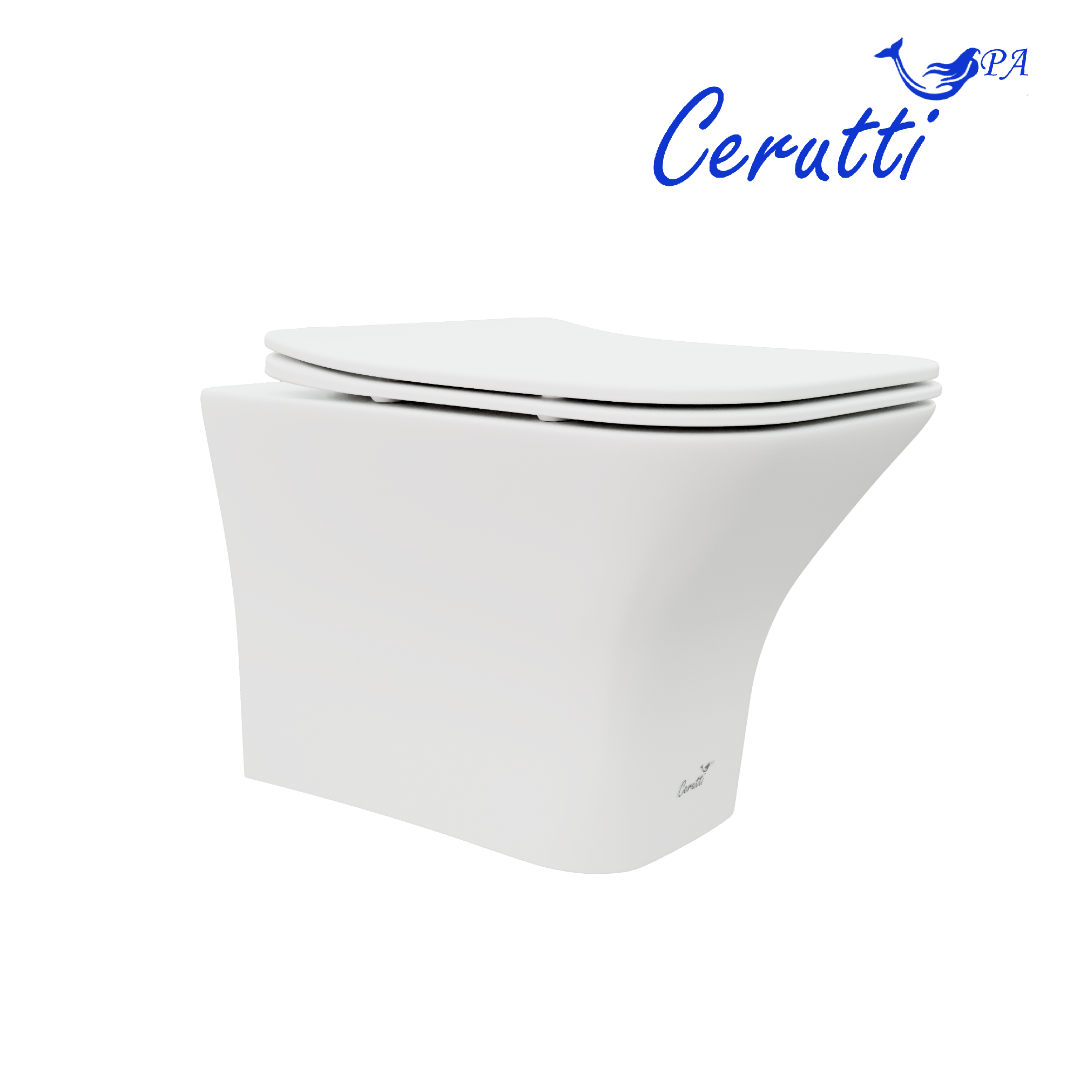 Унитаз подвесной Cerutti SPA VETTORE Aria MW CT9242 белый матовый безободковый