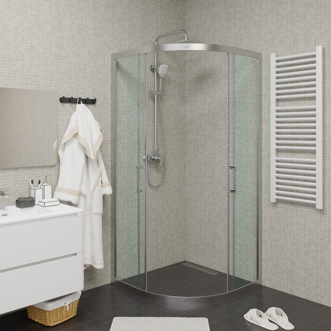 Душевое ограждение CeruttiSPA Viva 90 N (7707) 90x90 см без поддона