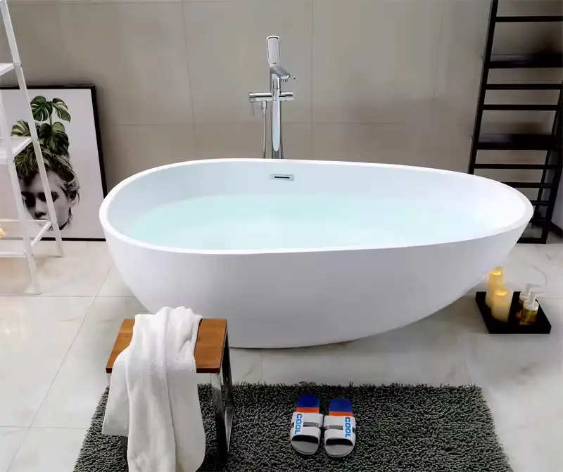 Отдельностоящая акриловая ванна Cerutti SPA Мими 170 (MiMi) CT9671 без гидромассажа