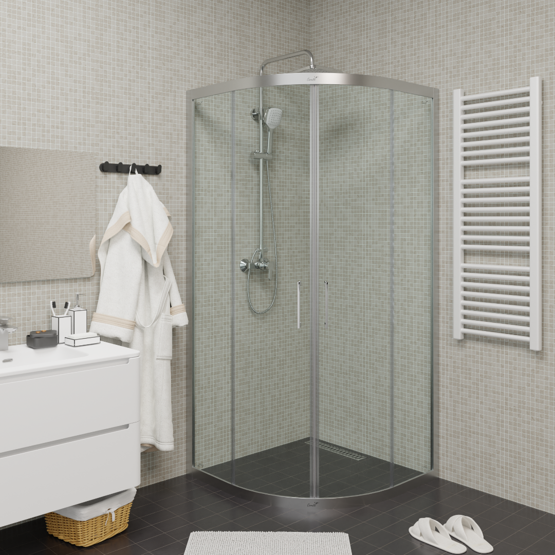 Душевое ограждение Ceruttispa Viva 100, 100х100 см, без поддона