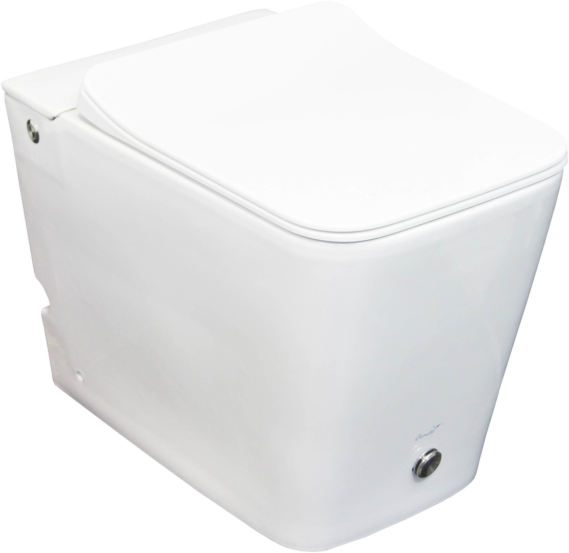 Унитаз приставной импульсный Ceruttispa Disgrazia Pulse CT7269 безободковый