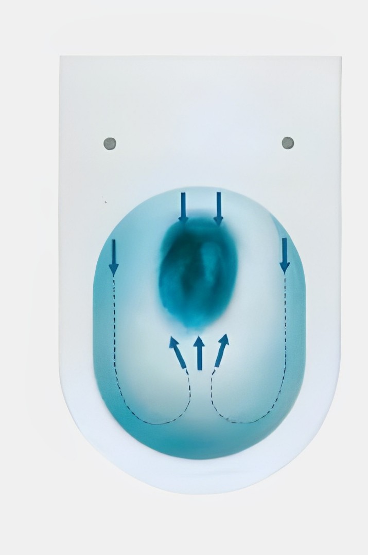 Унитаз подвесной CeruttiSPA SANTA Aria CT9666 (485х410х355) безободковый