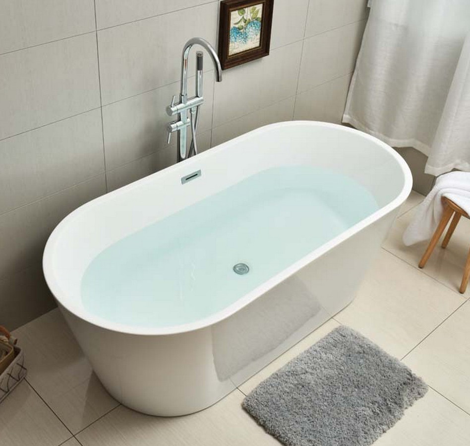 Отдельностоящая акриловая ванна Cerutti SPA Resia 7388 без гидромассажа