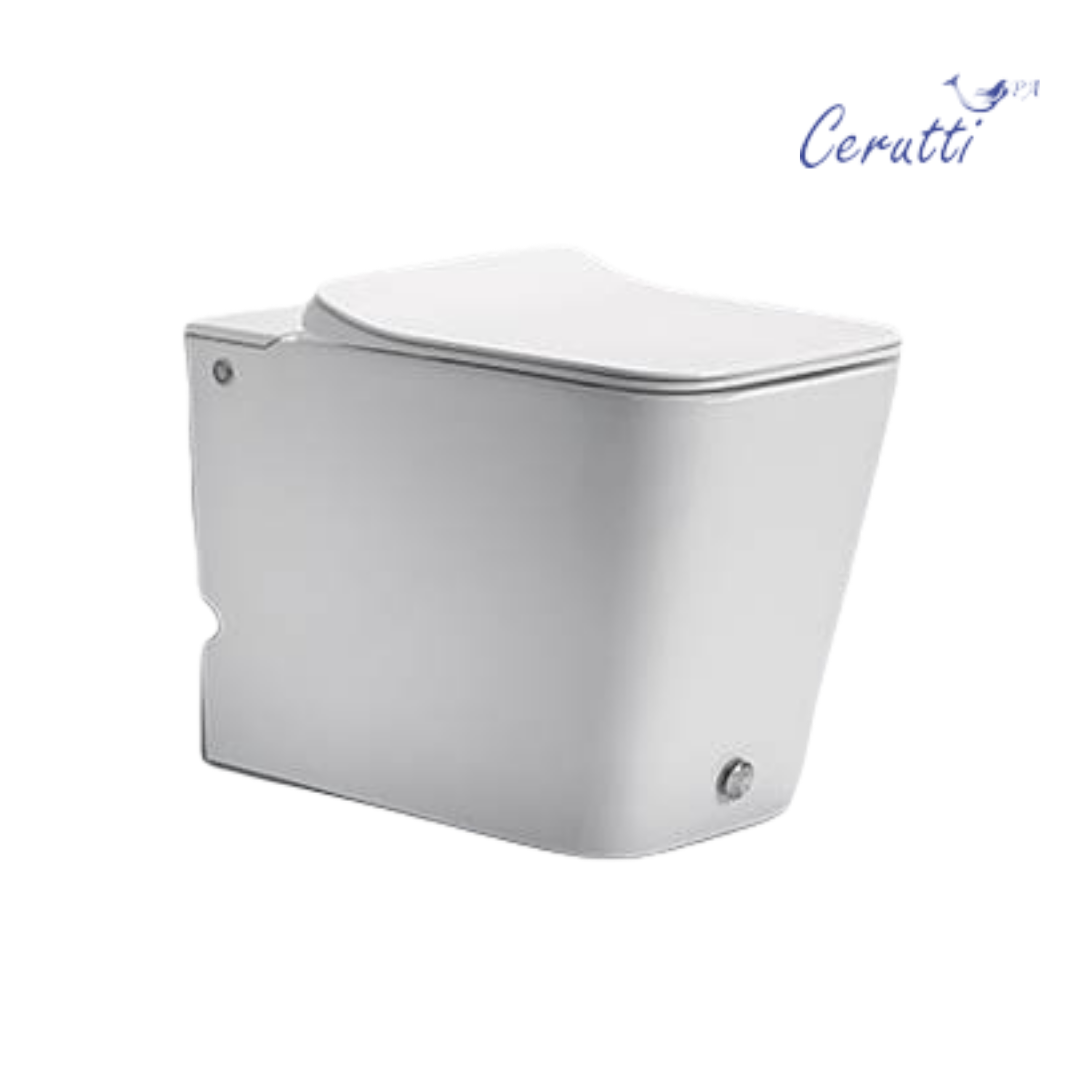 Унитаз приставной импульсный Ceruttispa Disgrazia Pulse CT7269 безободковый