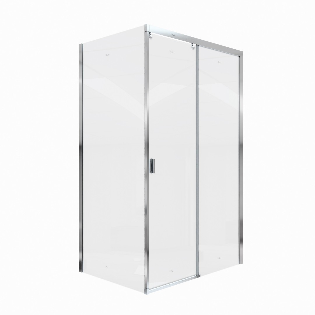 Душевое ограждение CeruttiSPA Marbella 120R, 120х80 см, без поддона, в правый угол