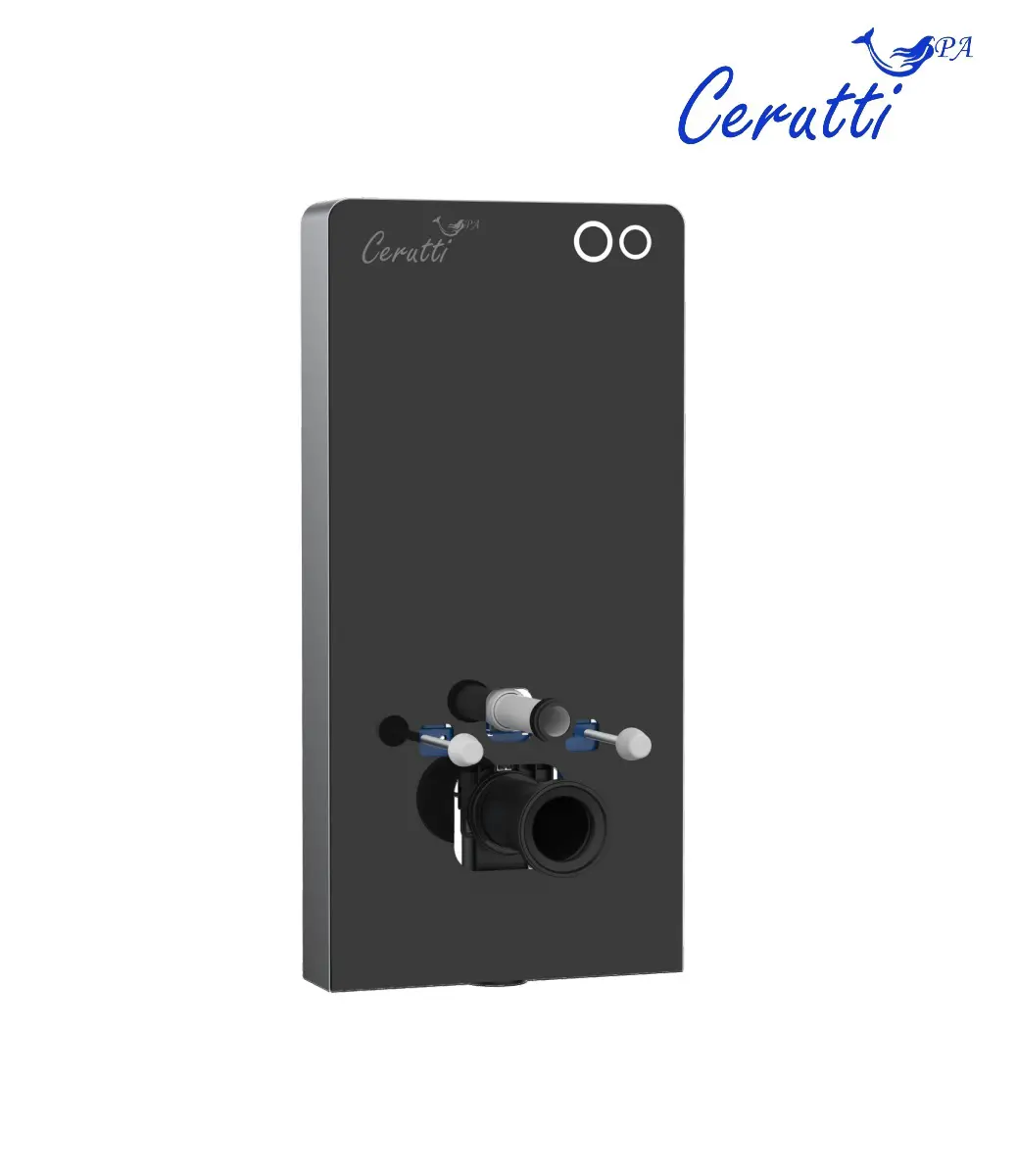 Модуль - инсталляция приставная Ceruttispa G111B черное стекло