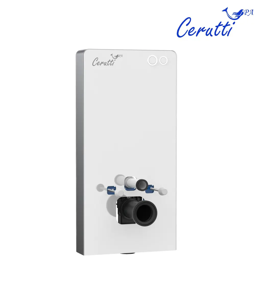 Модуль - инсталляция приставная Ceruttispa G111W белое стекло