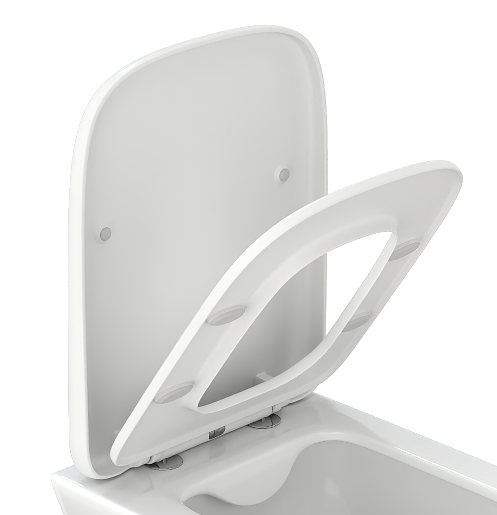 Сиденье для унитаза Ceruttispa AMI Aria дюропласт с микролифтом и креплениями