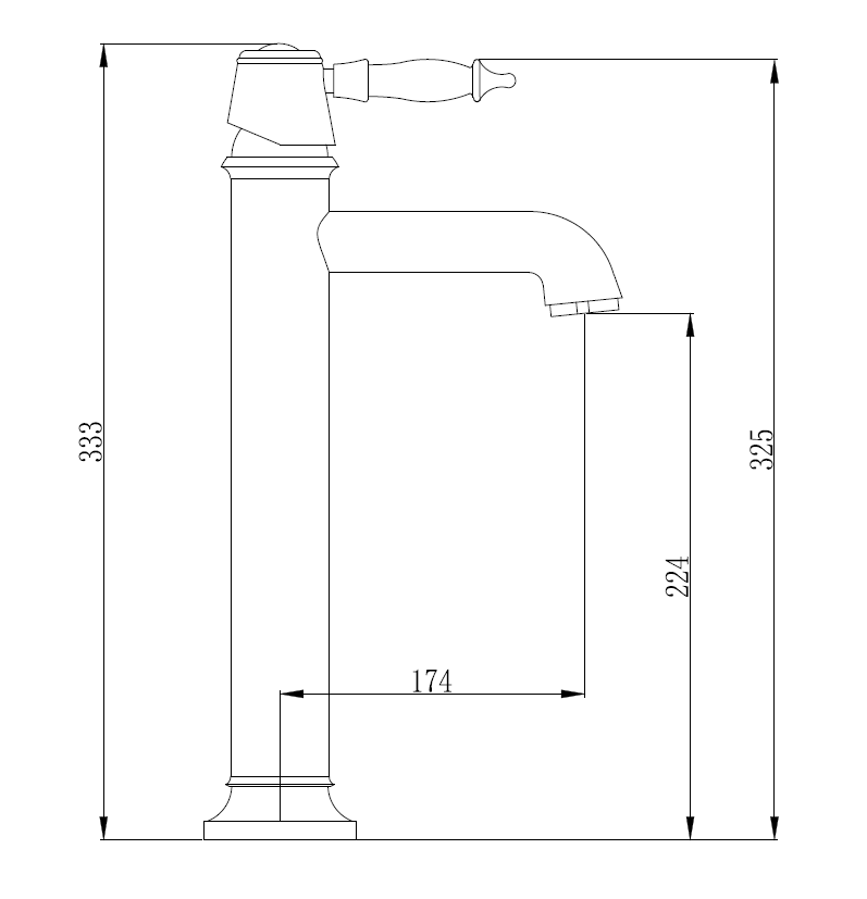 Серия Marbella  система душевая встраиваемая BM8732 + смеситель для  раковины BM8729