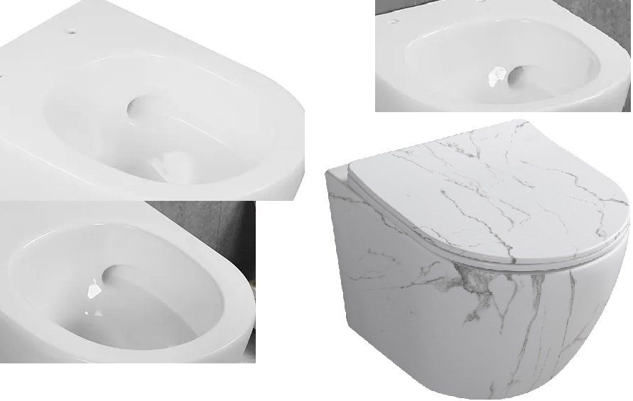 Унитаз подвесной Cerutti SPA SELLA Aria Tornado MMW безободковый