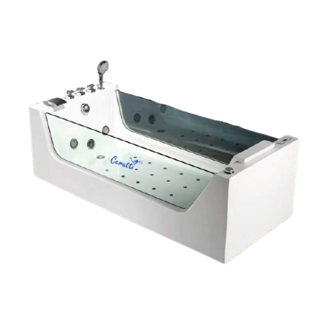 Гидромассажная ванна CeruttiSPA C-453 (180х80см)с  аэромассажем и цветной подсветкой
