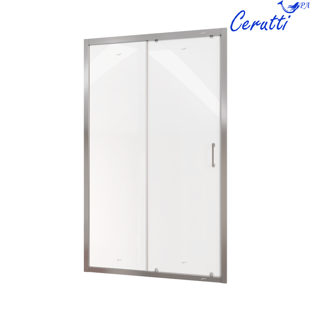 Дверь в нишу CeruttiSPA Gloria D120, раздвижная, 120х195 см, прозрачное стекло