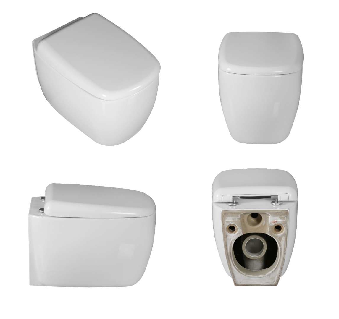 Унитаз подвесной Cerutti SPA ROMINA Aria Tornado CT10613 безободковый