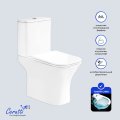 Унитаз компакт Cerutti SPA VETTORE CT7192 безободковый с микролифтом и быстросъемным сиденьем