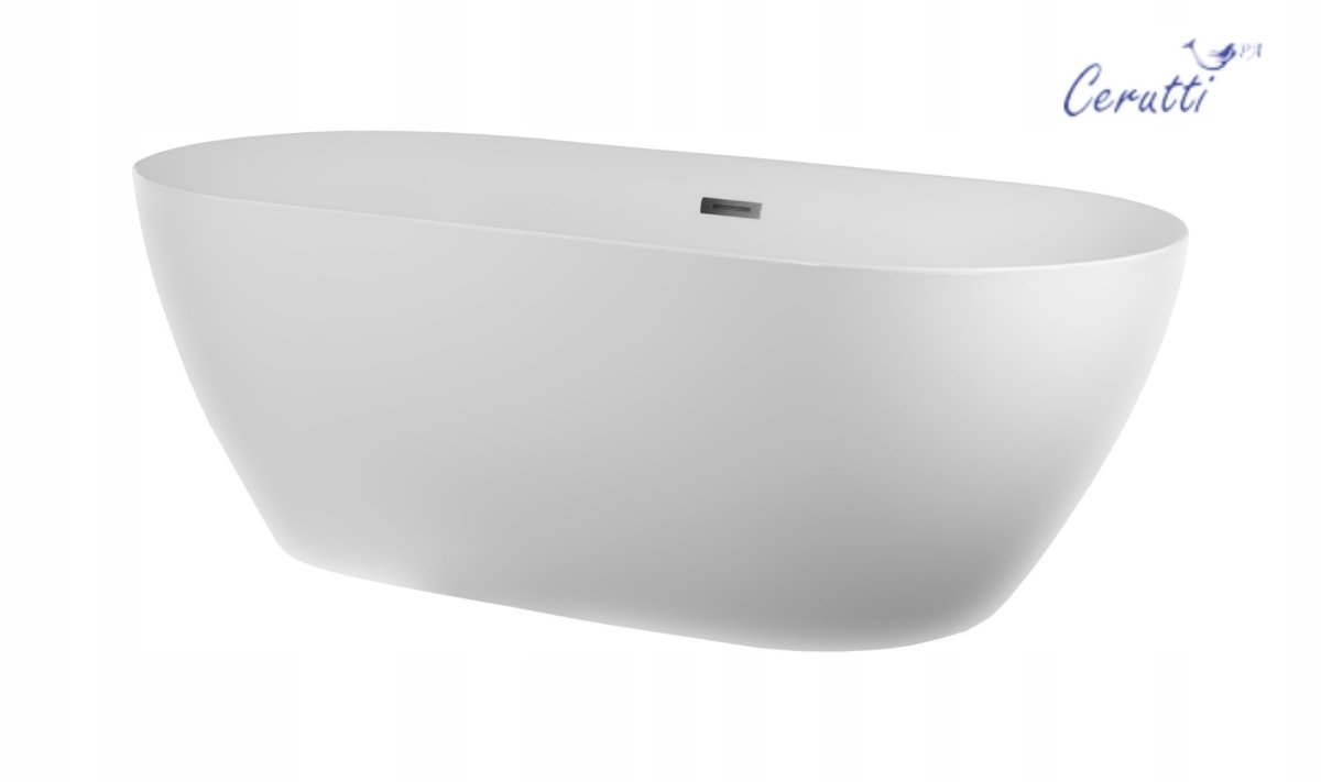 Отдельностоящая акриловая ванна Cerutti Spa dISEO 160 без гидромассажа