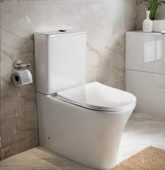 Унитаз компакт Cerutti SPA ADIGE CT7836 безободковый с микролифтом и быстросъемным сиденьем