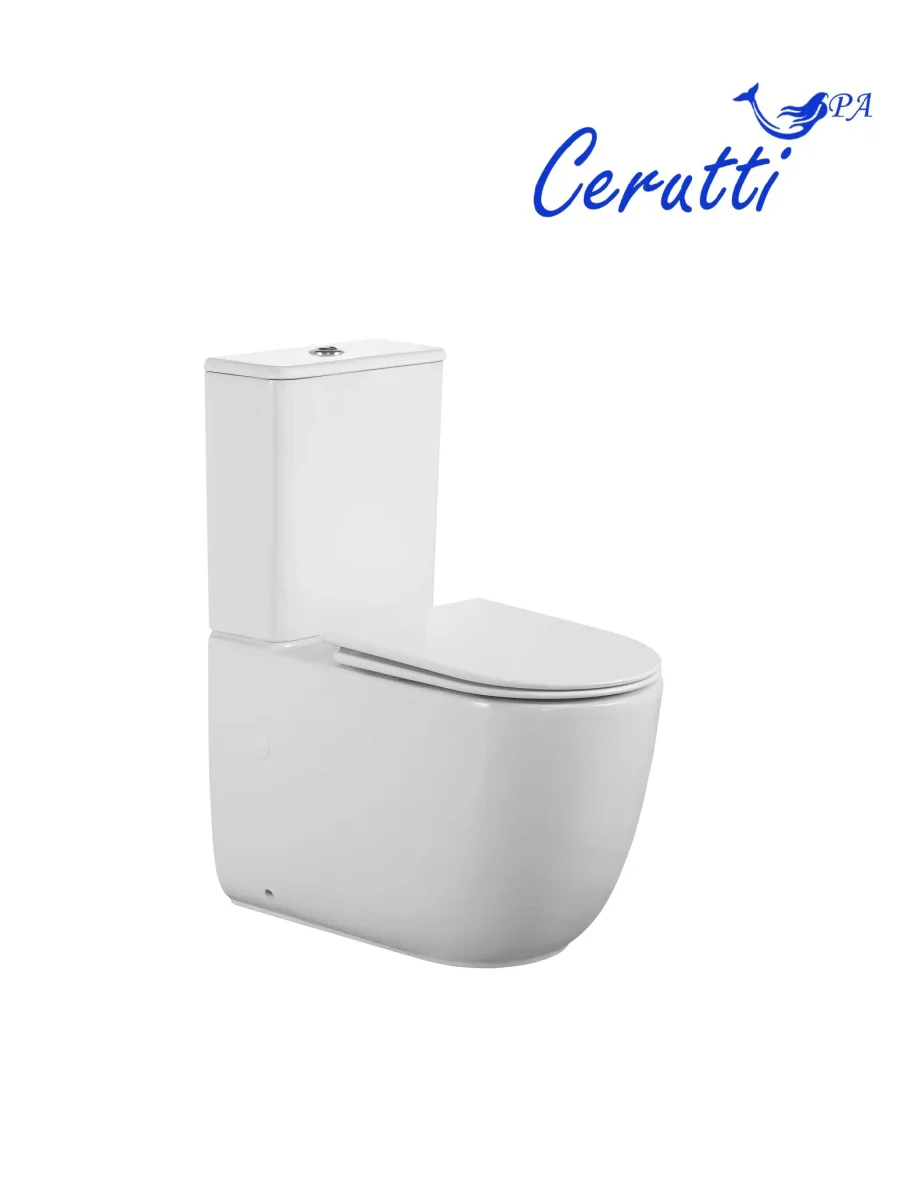 Унитаз компакт MIRKO Tornado безободковый с микролифтом и быстросъемным сиденьем