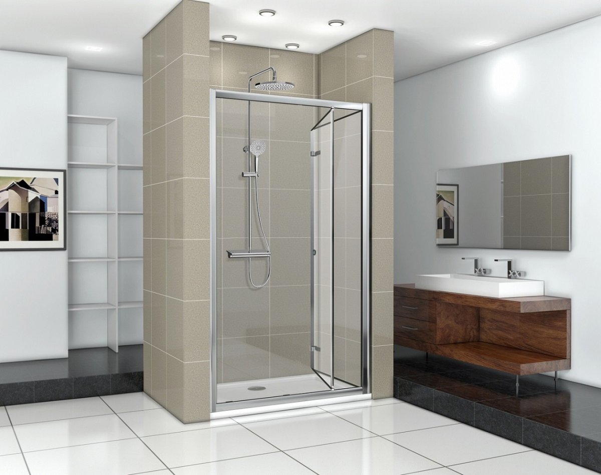 Дверь в нишу CeruttiSPA BELLA D81T, раздвижная, 80х195 см, прозрачное стекло