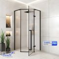 Душевое ограждение CeruttiSPA C2AF R (100x100x195), без поддона, стекло матовое 8 мм