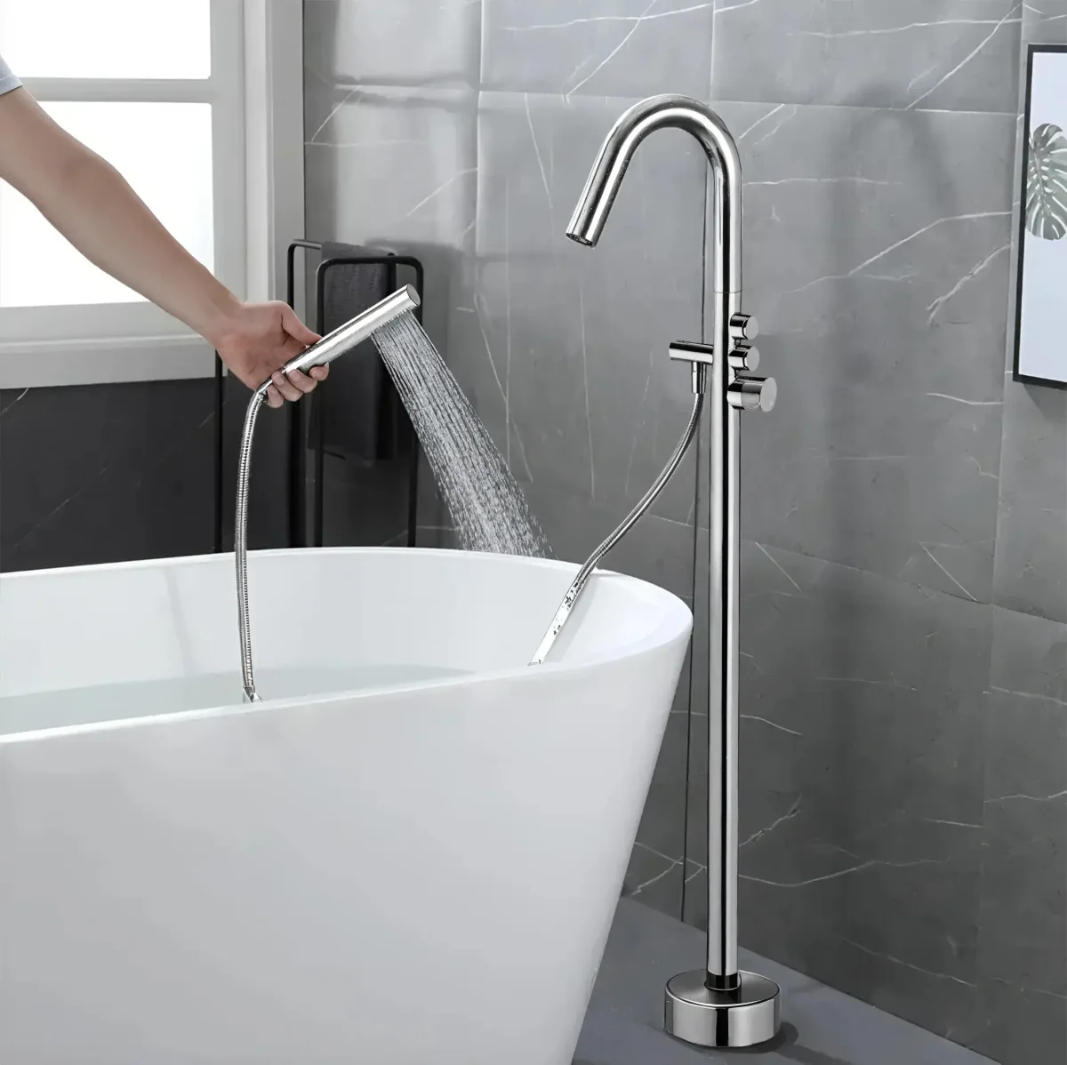 BOCH MANN SUV BM10906 Напольный смеситель для отдельностоящей ванны