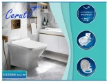 Унитаз подвесной Cerutti SPA ELLERO Aria PP CT10481 безободковый