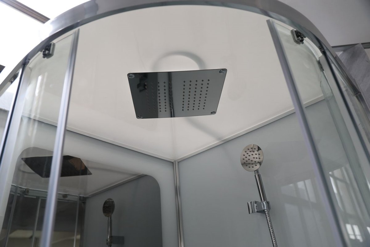 Душевая кабина Ceruttispa Vima101, тропический душ, закрытая, 100х100х215