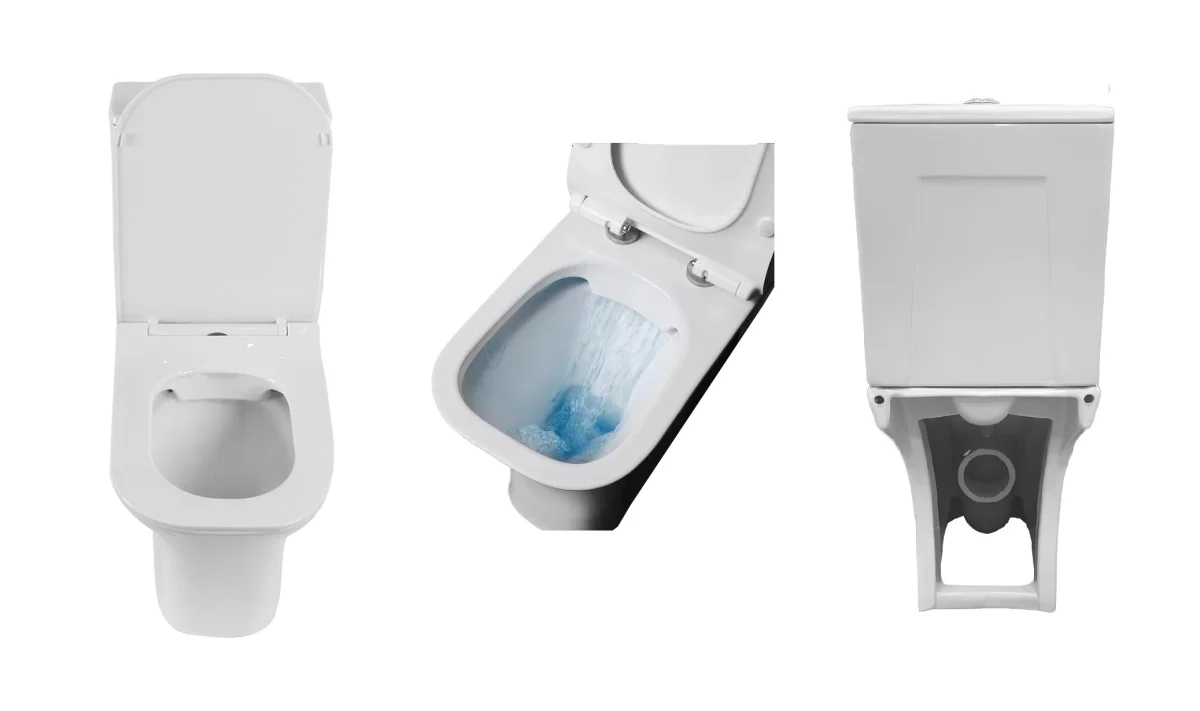 Унитаз компакт Cerutti SPA VETTORE CT7192 безободковый с микролифтом и быстросъемным сиденьем