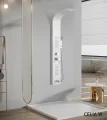 Душевая панель CeruttiSpa CELIA W с гидромассажем, цвет белый, 150х22 см